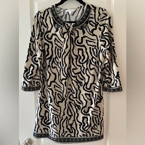 💛CLEO Black and Taupe Tunic